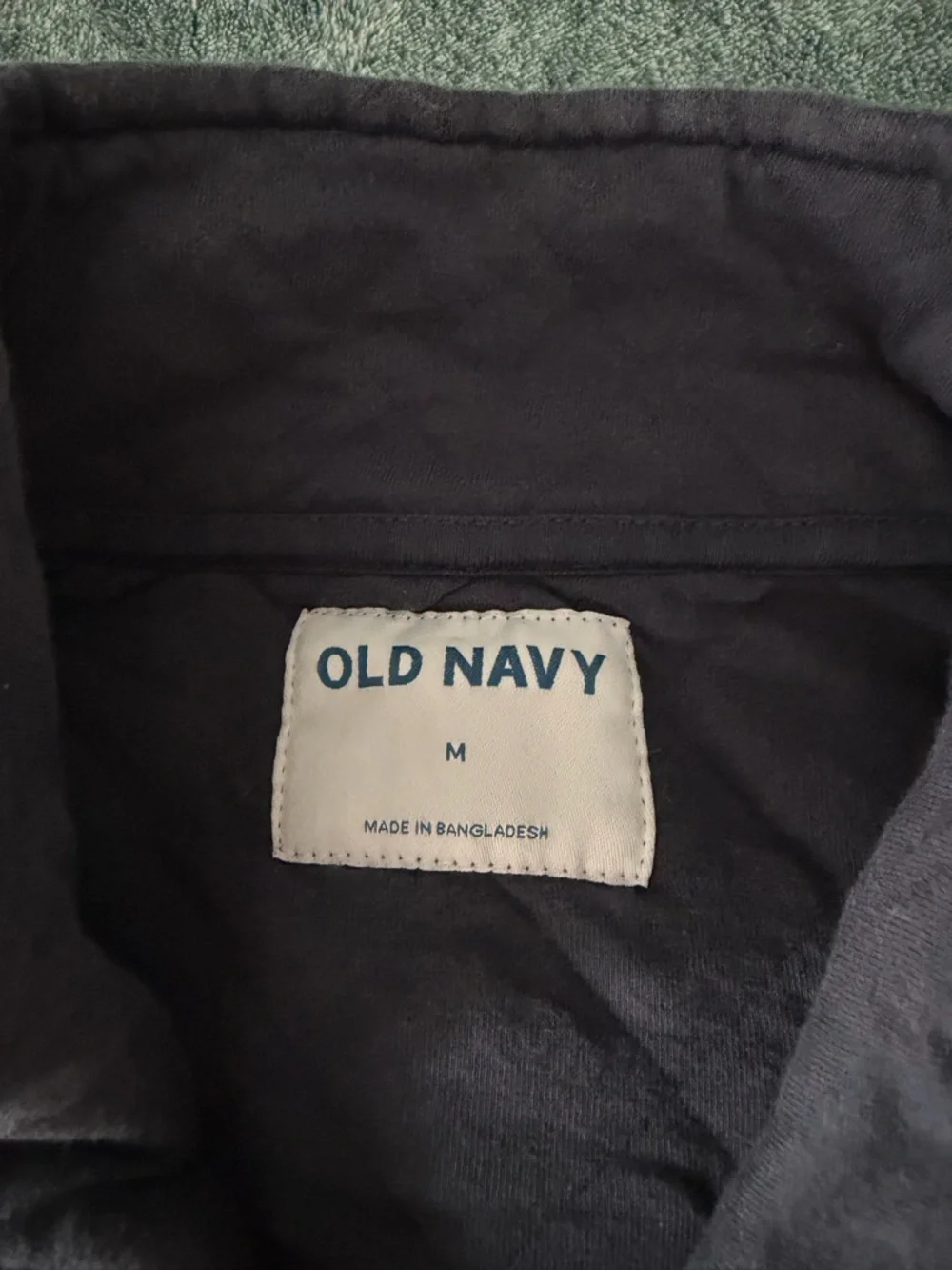 Old Navy Men’s Quilted Half-Zip Pullover Sweatshirt Navy Size Medium‎